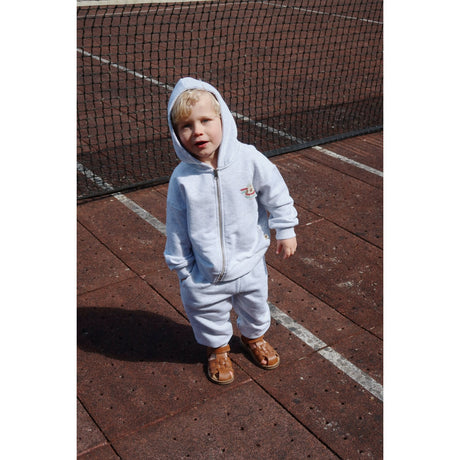 Konges Sløjd Off White Melange Loupy Lou Sweat Bukser GOTS