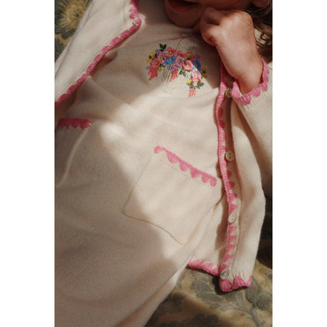 Konges Sløjd Off White Collette Strik Cardigan