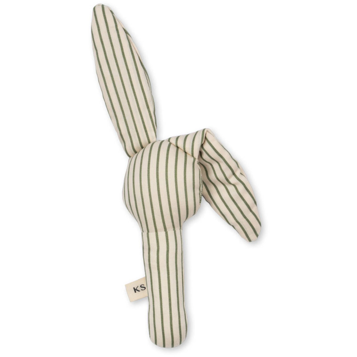 Konges Sløjd Tea Stripe Bunny Hånd Rangle