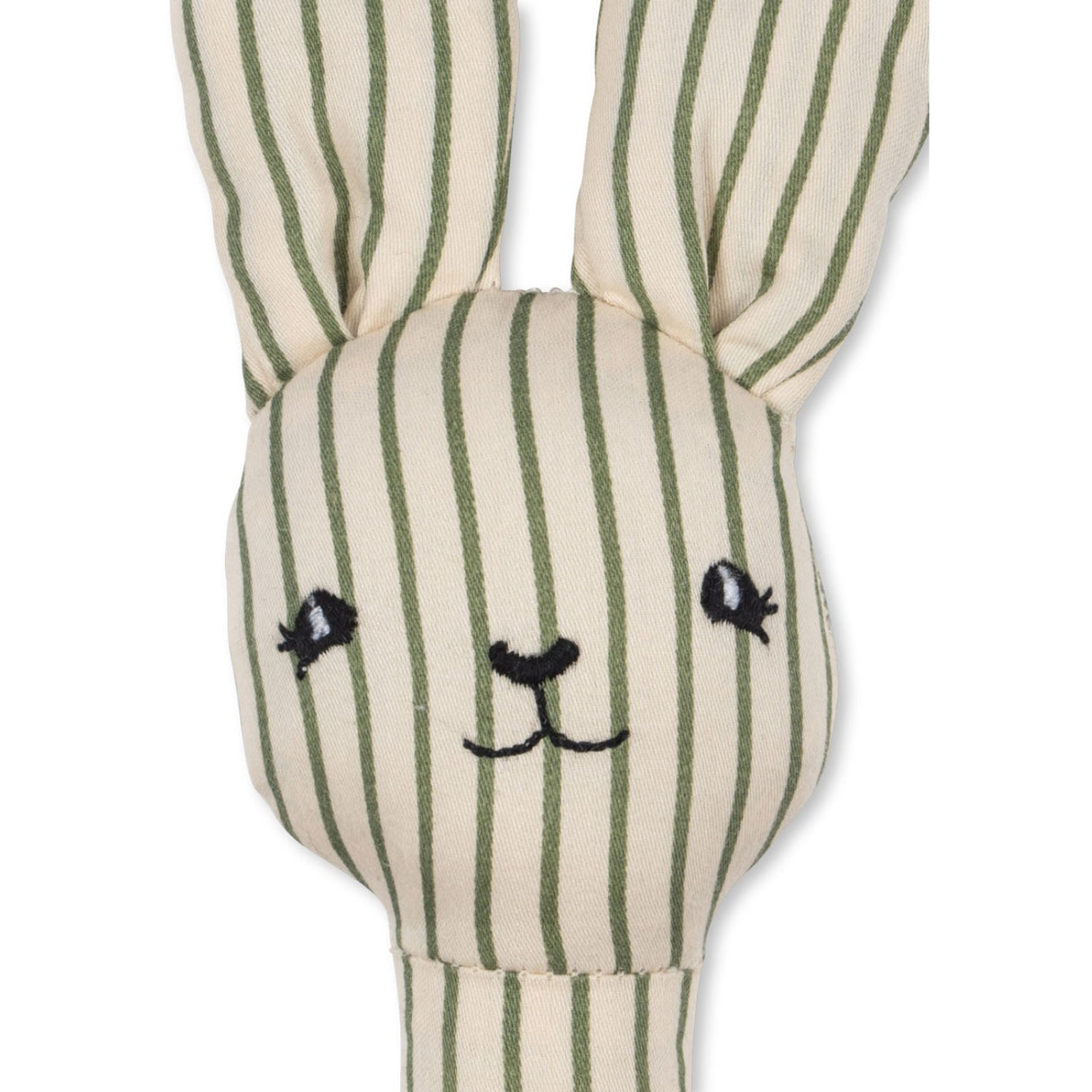 Konges Sløjd Tea Stripe Bunny Hånd Rangle