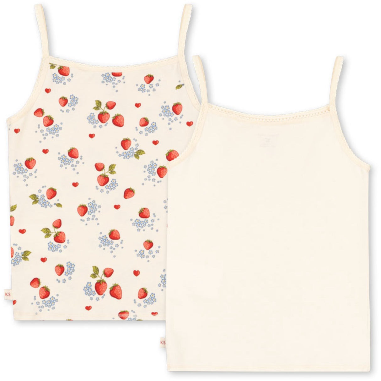 Konges Sløjd Marmalade Mix Basic 2 Pak Strop Top GOTS