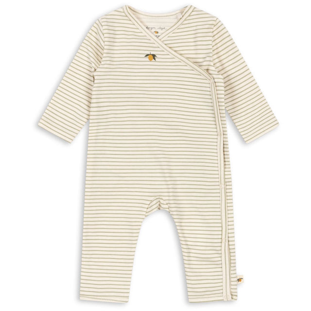 Konges Sløjd Tea Stripe Basic Newborn Onesie GOTS