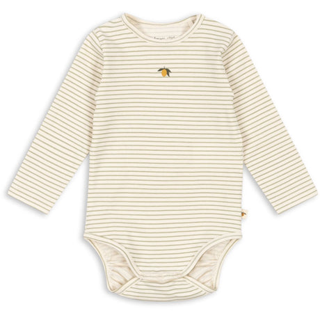 Konges Sløjd Tea Stripe Basic Ls Body GOTS