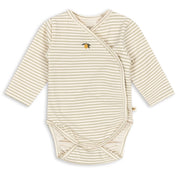 Konges Sløjd Tea Stripe Basic Ls Newborn Body GOTS