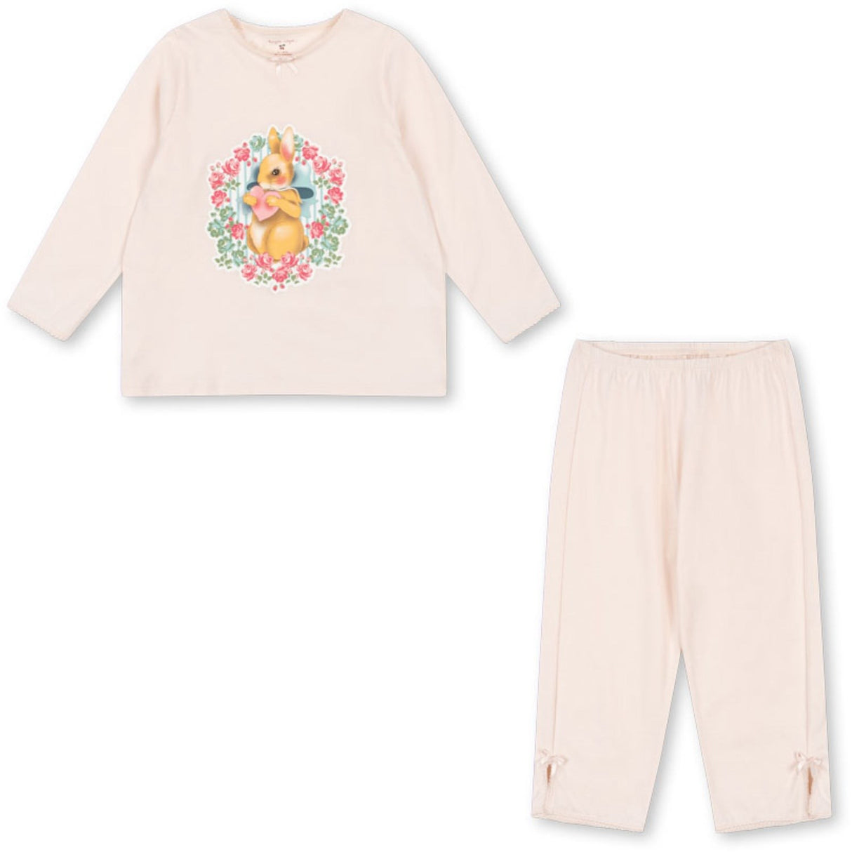 Konges Sløjd Soft Pink Gio Sløjfe Sæt GOTS