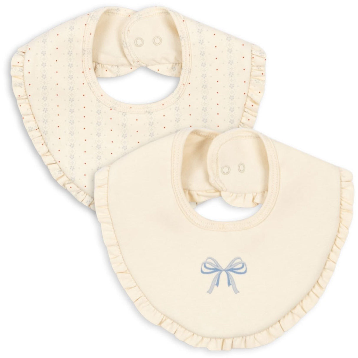 Konges Sløjd Fete De Fleur/Seedpearl Basic 2 Pak Flæse Hagesmæk