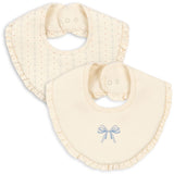 Konges Sløjd Fete De Fleur/Seedpearl Basic 2 Pak Flæse Hagesmæk