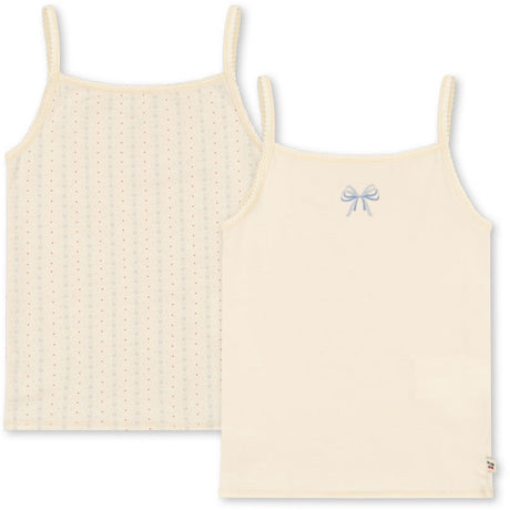 Konges Sløjd Fete De Fleur/Seedpearl Basic 2 Pak Strop Top GOTS