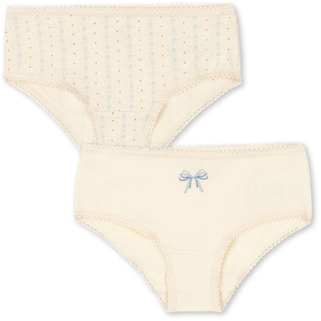 Konges Sløjd Fete De Fleur/Seedpearl Basic 2 Pak Girl Underbukser GOTS