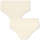 Konges Sløjd Fete De Fleur/Seedpearl Basic 2 Pak Girl Underbukser GOTS