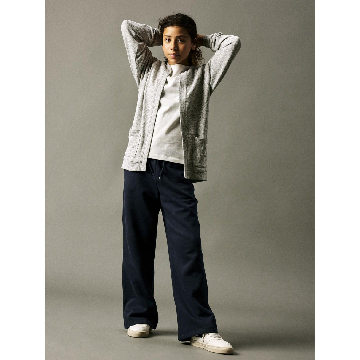 Name It Grey Melange Oyaia Cardigan