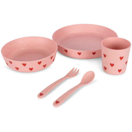 Konges Sløjd Mon Grand Amour PLA Spisesæt