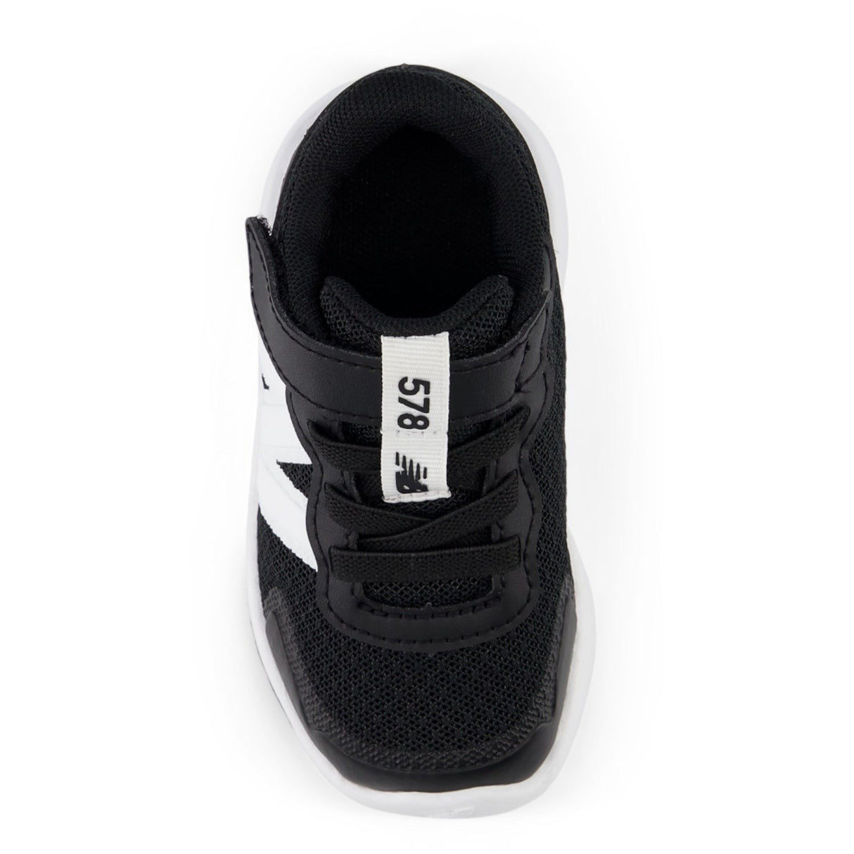 New Balance Sneakers Black FreshFoam 578 Kids Bungee Lace Med Top Strop