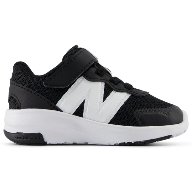 New Balance Sneakers Black FreshFoam 578 Kids Bungee Lace Med Top Strop
