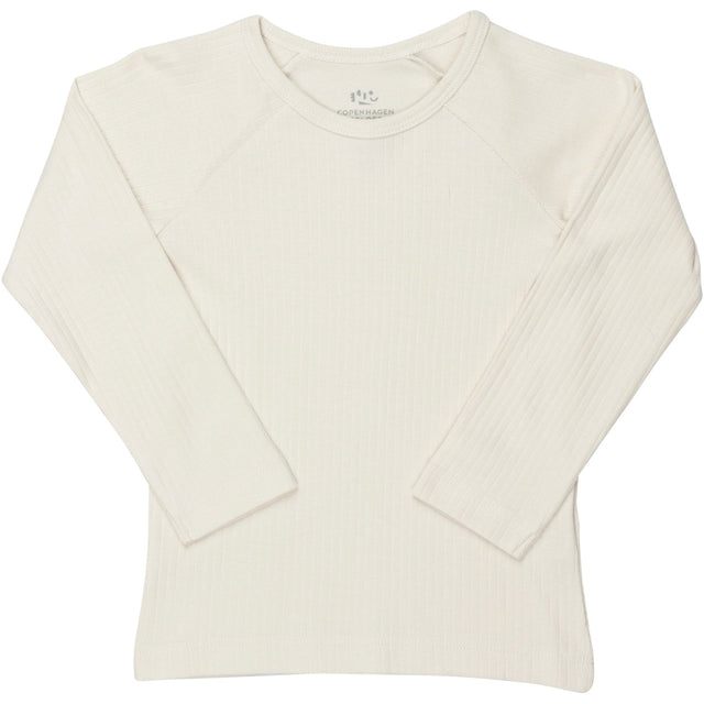 COPENHAGEN COLORS CREAM RIB JERSEY CLASSIC LONGSLEEVE Skjorte