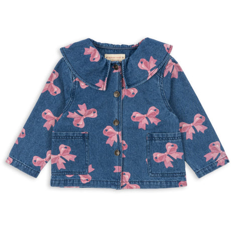 Konges Sløjd Bella Sløjfe Magot Krave Jakke Denim GOTS