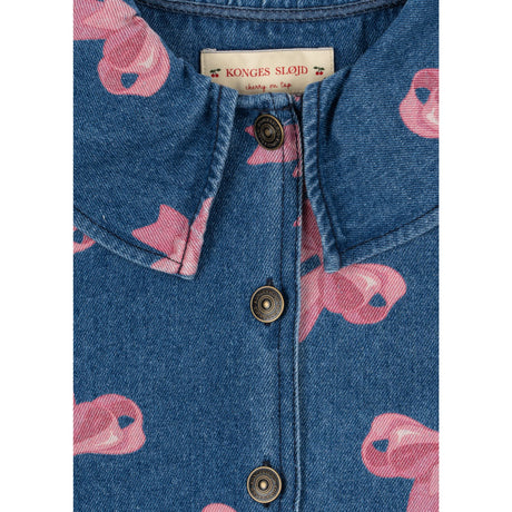 Konges Sløjd Bella Sløjfe Magot Krave Jakke Denim GOTS