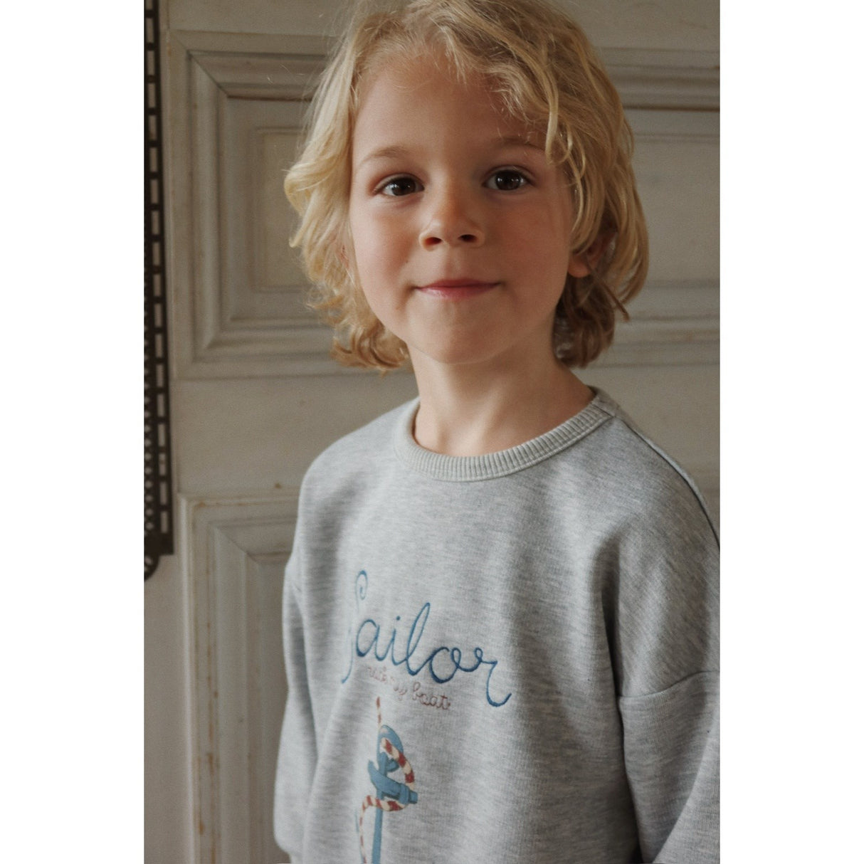 Konges Sløjd Grey Melange Lou Sweatshirt Ocs
