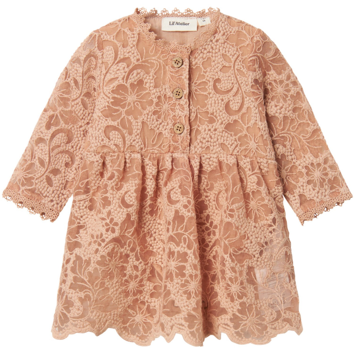 Lil'Atelier Rugby Tan Roseli Loose Body Kjole