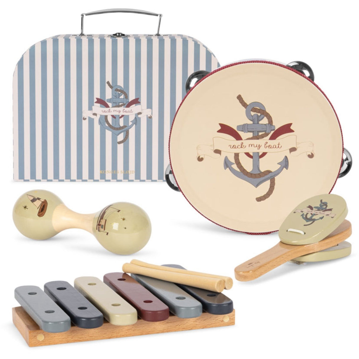 Konges Sløjd Dot/Sailor Wooden Musik Sæt Fsc