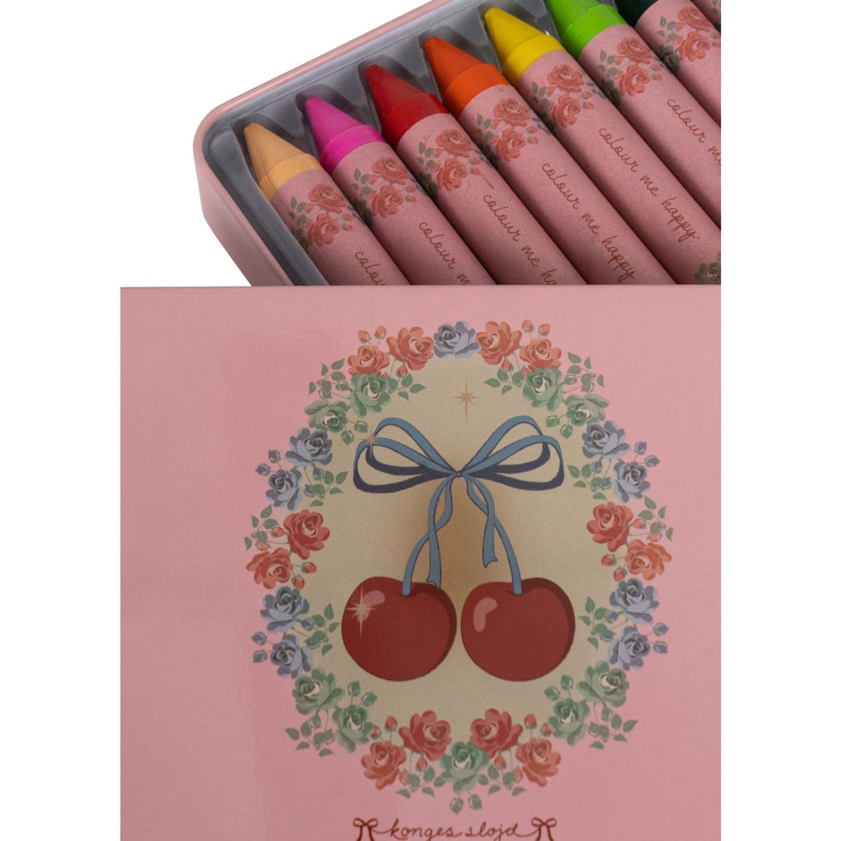 Konges Sløjd Cherry Sløjfe Crayons Bees Wax 10 Pcs