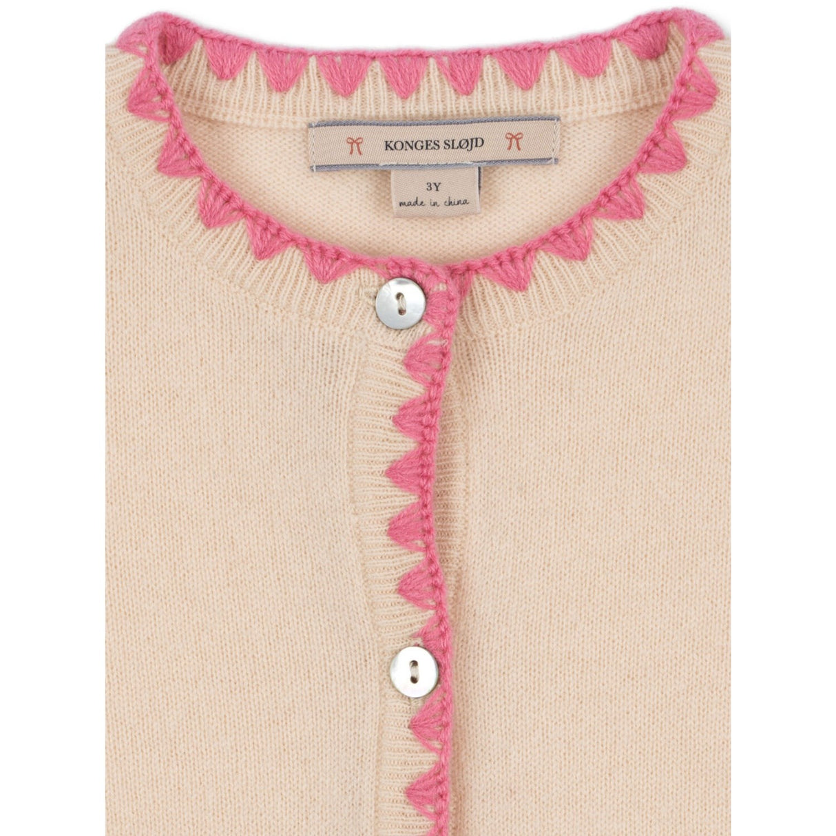 Konges Sløjd Off White Collette Strik Cardigan
