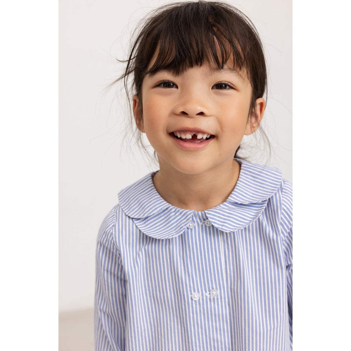 MarMar Poplin Bolich Blue Strips Talea Skjorte