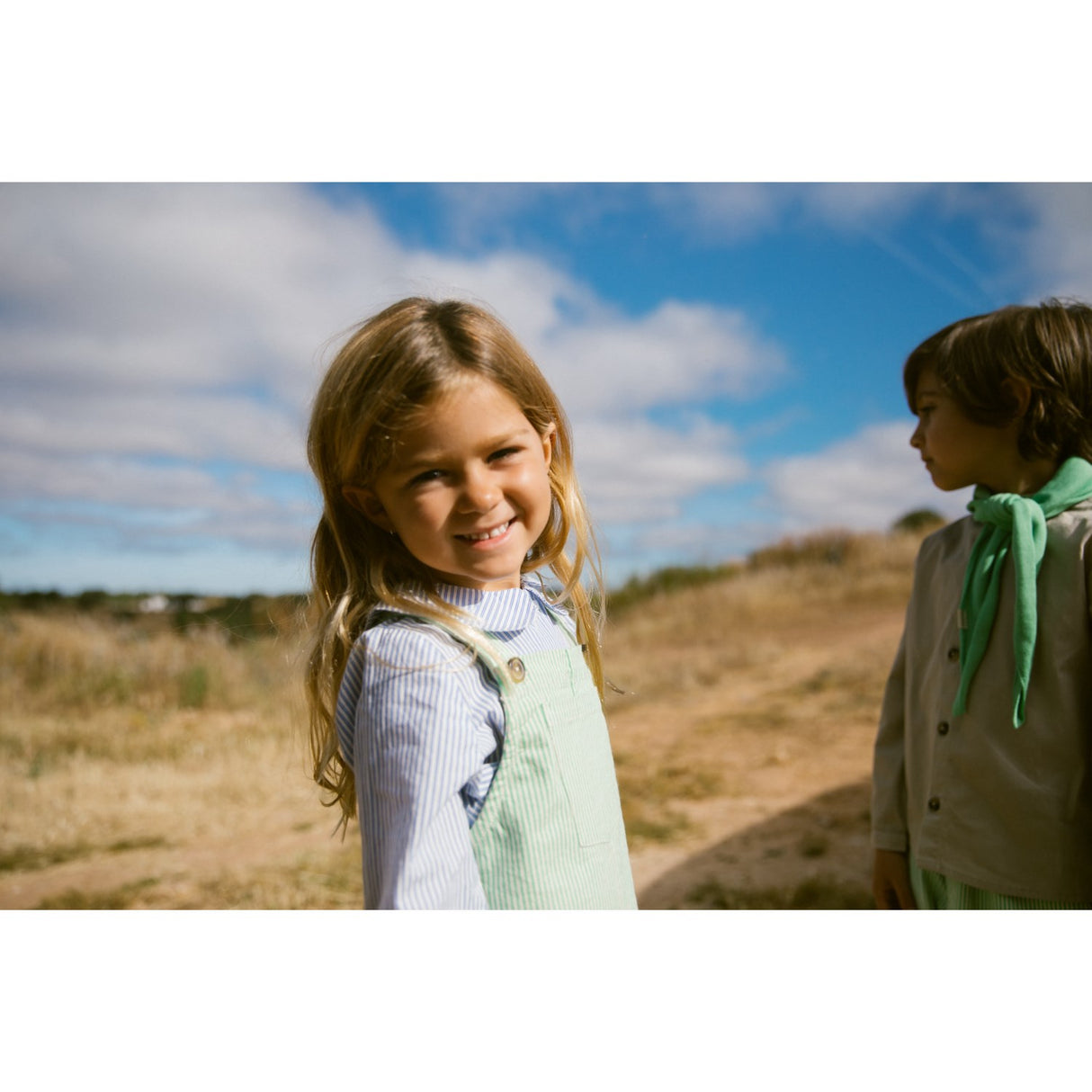 MarMar Poplin Bolich Blue Strips Talea Skjorte