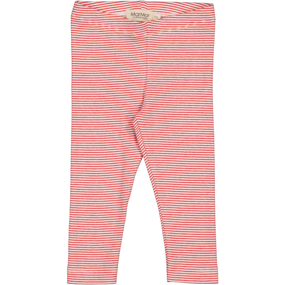 MarMar Modal Fine Rib Red Stripe Leggings