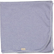 MarMar New Born Modal Fine Rib Red Stripe Alida Babytæppe