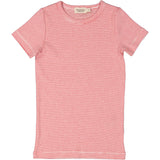 MarMar Modal Fine Rib Red Stripe Tago T-shirt
