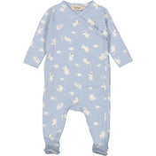 MarMar New Born Modal Smooth Print Blue Moomin Rubello Romper