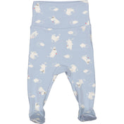 MarMar New Born Modal Smooth Print Blue Moomin Pixa Bukser