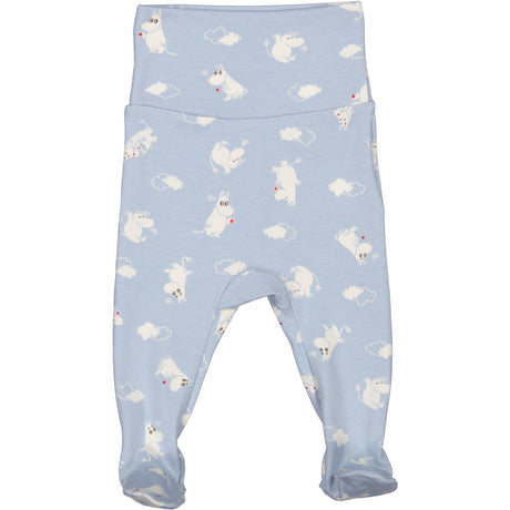 MarMar New Born Modal Smooth Print Blue Moomin Pixa Bukser