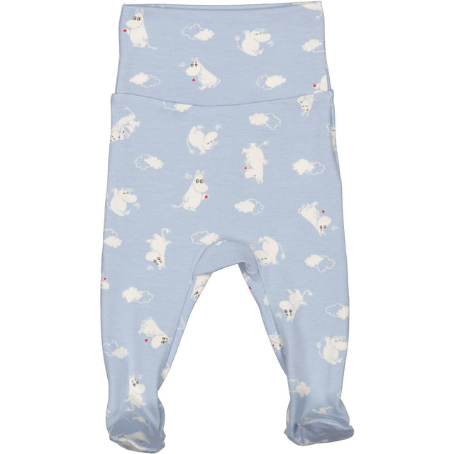 MarMar New Born Modal Smooth Print Blue Moomin Pixa Bukser