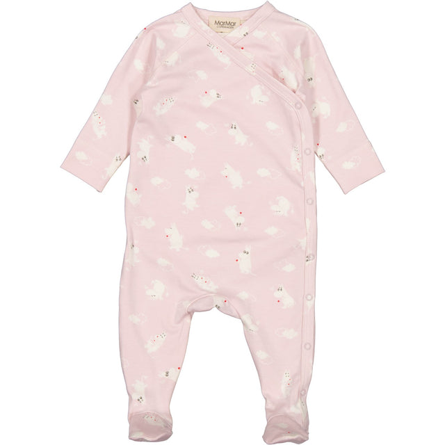 MarMar New Born Modal Smooth Print Rose Moomin Rubello Romper