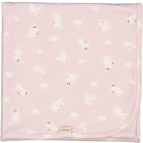 MarMar New Born Modal Smooth Print Rose Moomin Alida Babytæppe
