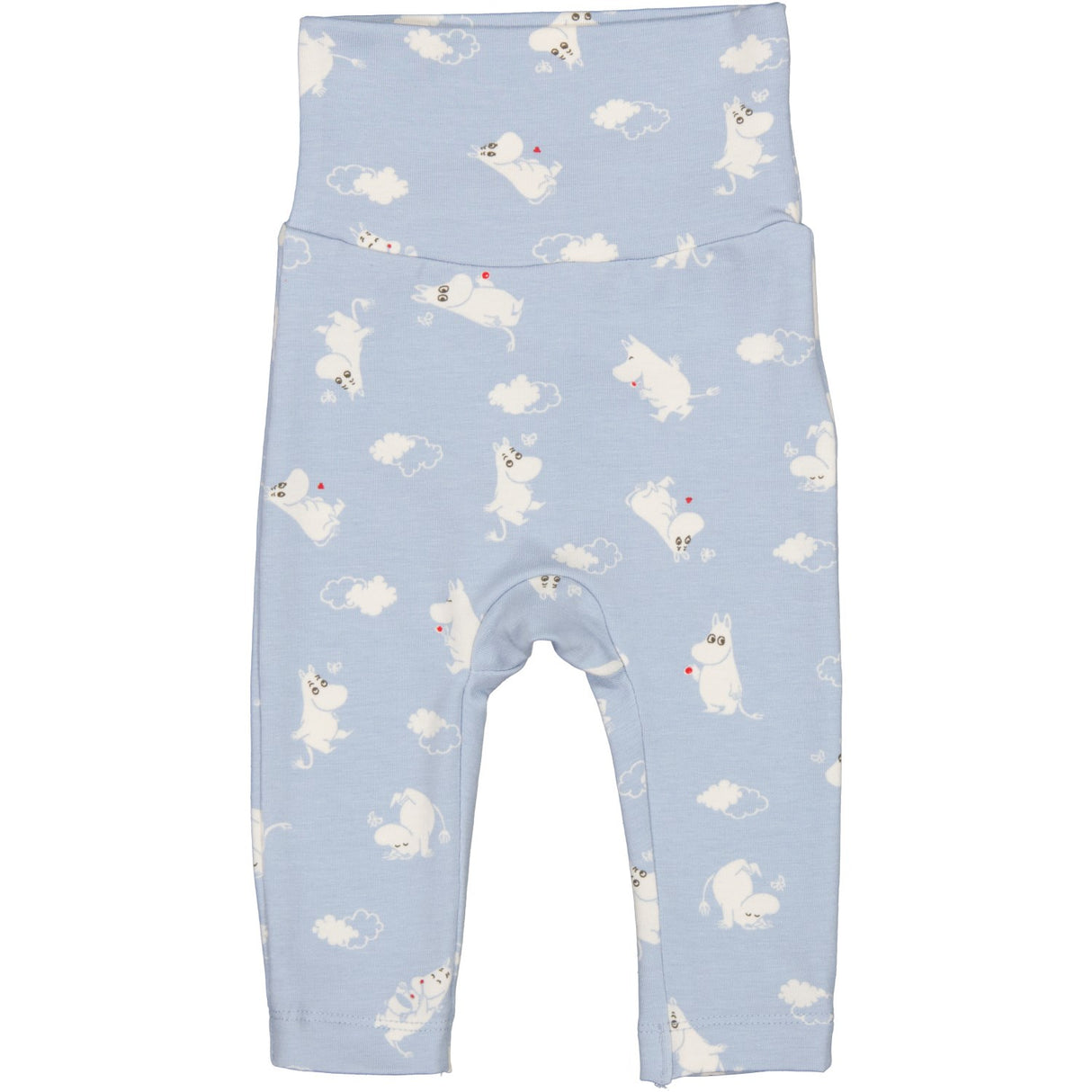 MarMar New Born Modal Smooth Print Blue Moomin Piva Bukser