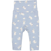 MarMar New Born Modal Smooth Print Blue Moomin Piva Bukser