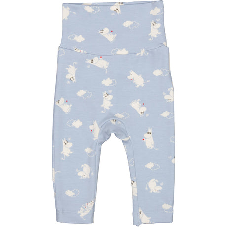 MarMar New Born Modal Smooth Print Blue Moomin Piva Bukser
