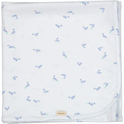 MarMar New Born Modal Smooth Print Dolphin Alida Babytæppe