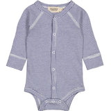 MarMar New Born Modal Fine Rib Blue Stripe Bruno Body