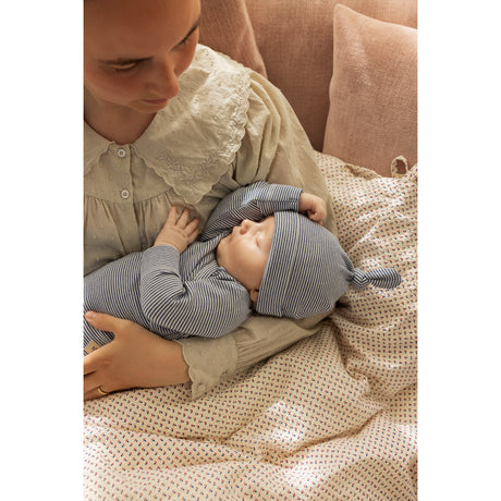 MarMar New Born Modal Fine Rib Blue Stripe Aiki Hue