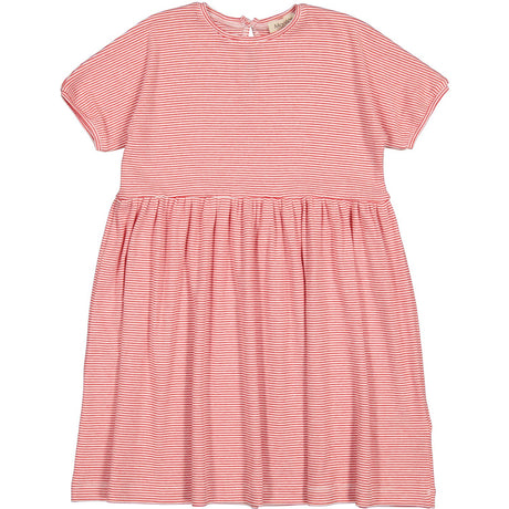 MarMar Modal Fine Rib Red Stripe Dioa Kjole