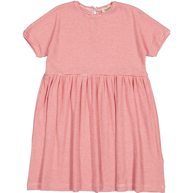 MarMar Modal Fine Rib Red Stripe Dioa Kjole