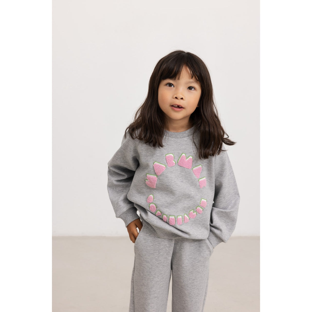 MarMar Double Jersey Pink Logo Theos Sweatshirt
