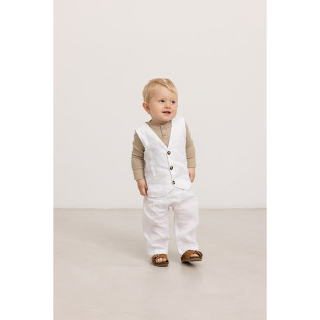 MarMar Linen White Panu L Bukser
