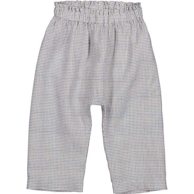 MarMar Linen Mini Check Panu L Bukser