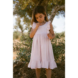 MarMar Linen Mauve Rose Danita Flæse Kjole