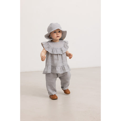 MarMar Linen Mini Check Alba Baby L Hue